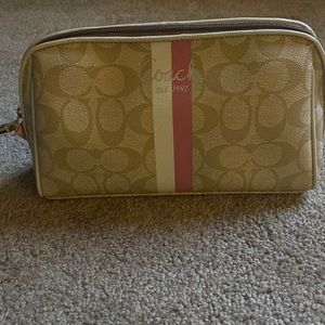 Coach make up bag